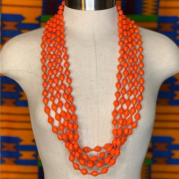 African beaded necklaces - Picture 2 of 5